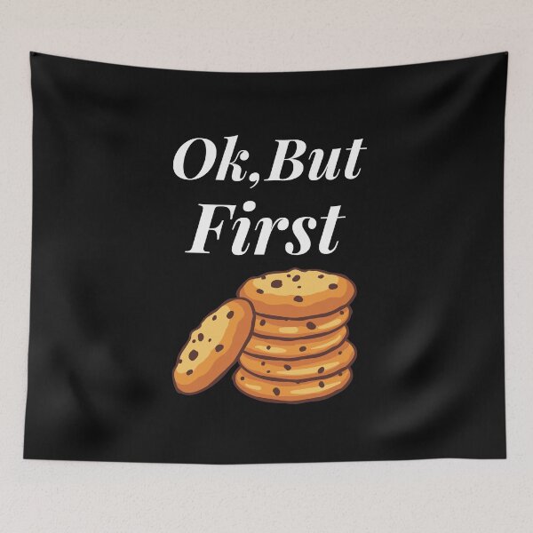 Item preview, Ok But First Cookies ; funny cookies designed and sold by Miaberzo.