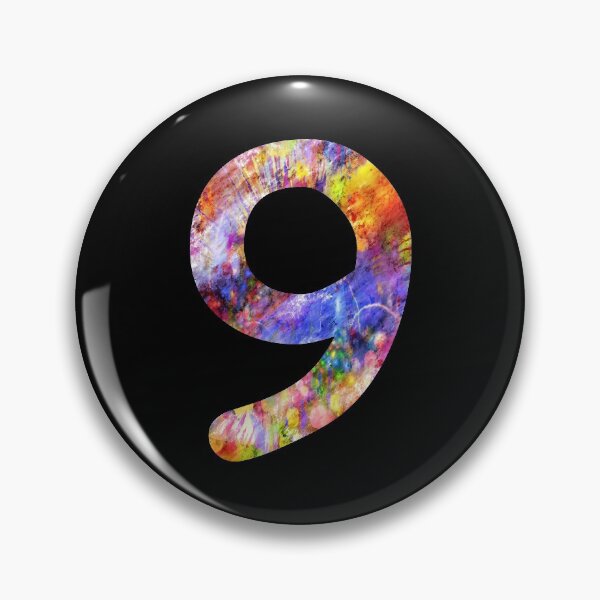 Item preview, Number 9 Colorful Nine Gift designed and sold by Shariss.