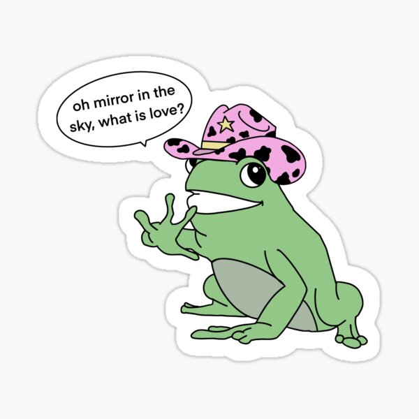 Cowboy Frog Sticker (EB Exclusive)