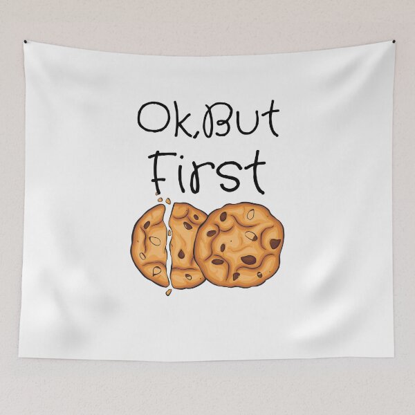 Item preview, Ok But First Cookies ; funny cookies designed and sold by Miaberzo.