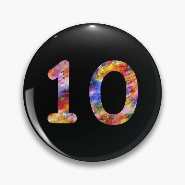 Item preview, Number 10 Colorful Ten Gift designed and sold by Shariss.