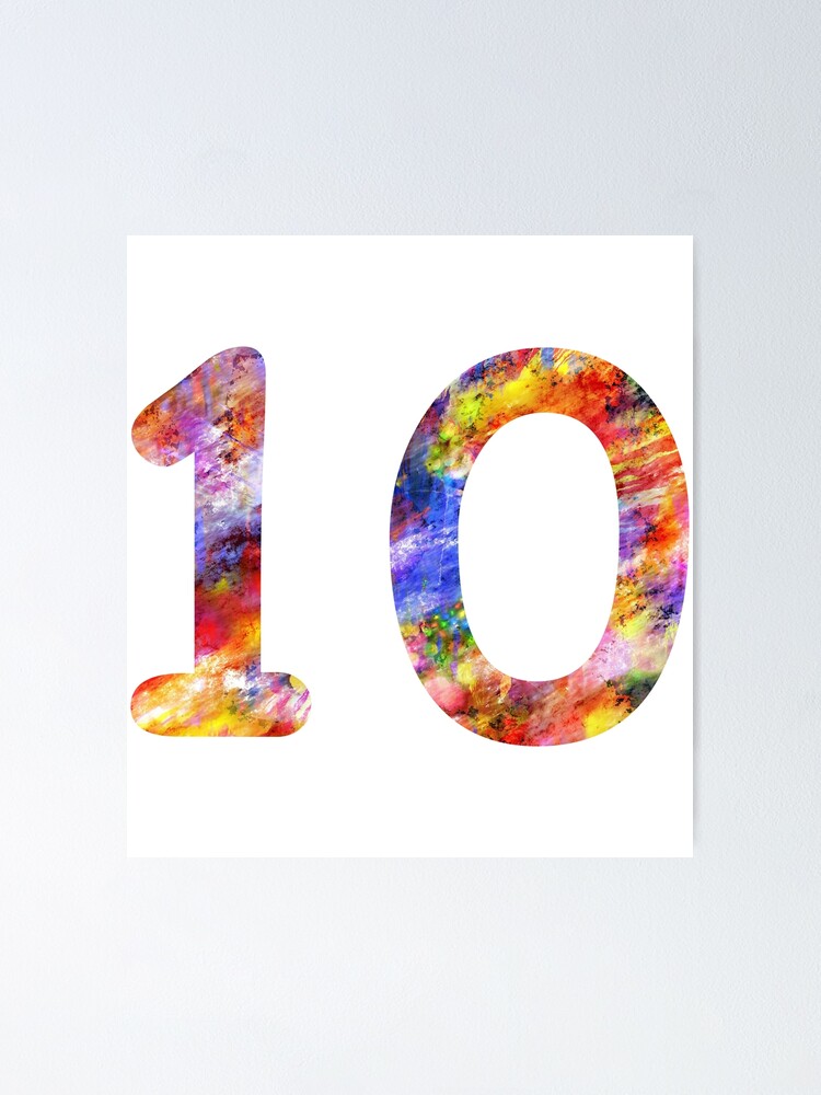 number 10 Poster