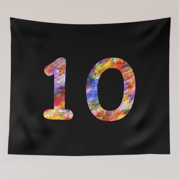 Item preview, Number 10 Colorful Ten Gift designed and sold by Shariss.