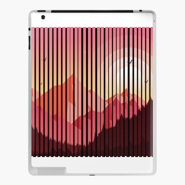 sunset moody, moody mountain, moody , mountain , gift for you iPad Skin