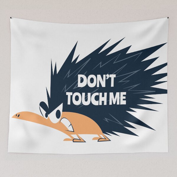 Item preview, Don't Touch Me Angry designed and sold by TheImperfecto.