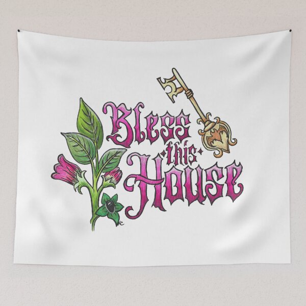 Item preview, Bless This House - Deadly Nightshade designed and sold by The White Bat.