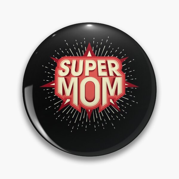 Item preview, SUPER MOM, Happy Mother's Day designed and sold by ZaydounStark.