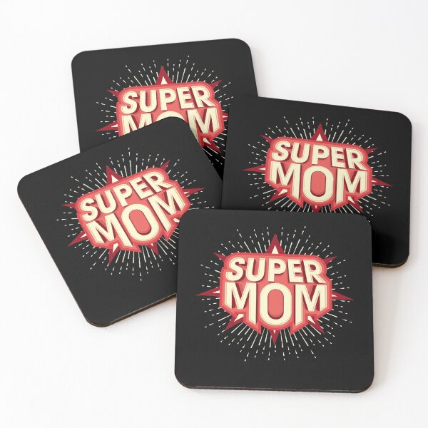 Item preview, SUPER MOM, Happy Mother's Day designed and sold by ZaydounStark.