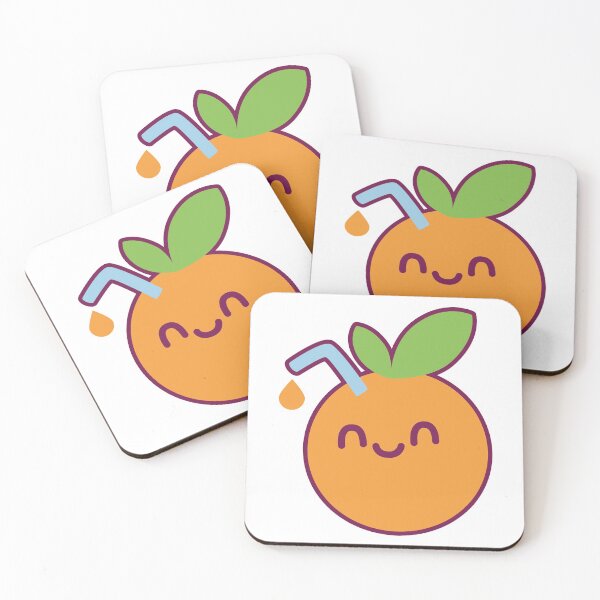 Item preview, Hold my juice box, cute kawaii orange juice with straw designed and sold by Mylittleprints.