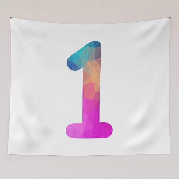Item preview, Number 1 Colorful Art Funny One Gift designed and sold by Shariss.