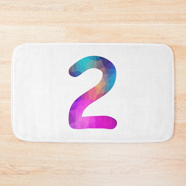 Item preview, Number 2 Colorful Art Funny Two Gift designed and sold by Shariss.