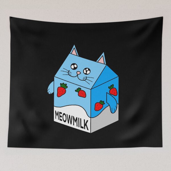 Item preview, Meow milk designed and sold by PandaTatuShop.
