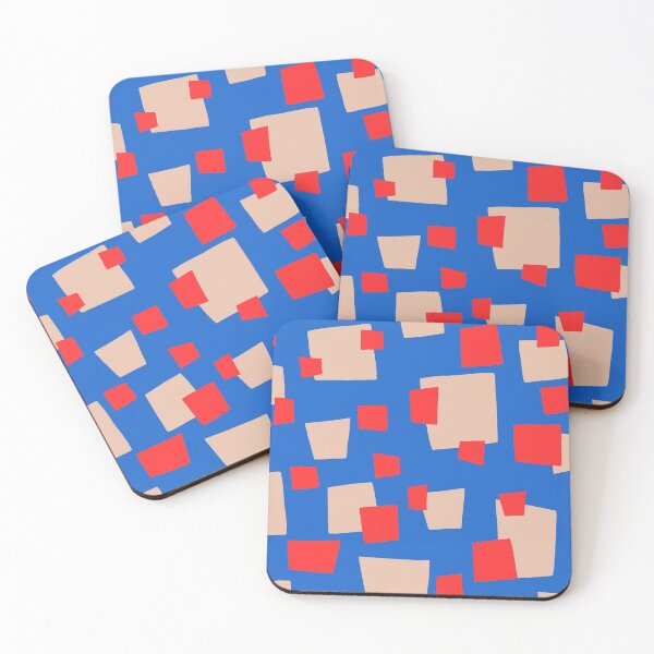 Item preview, Blue Pink Red Rectangle Shapes designed and sold by hewn505.