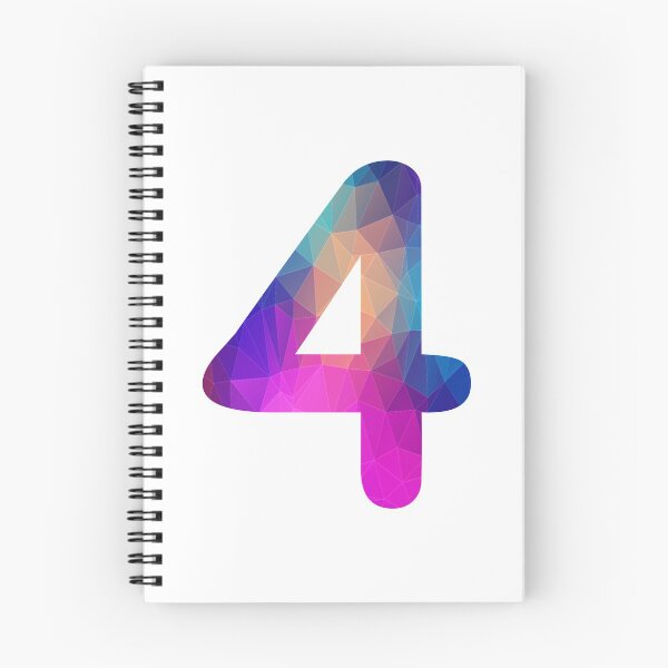 Item preview, Number 4 Colorful Art Funny Four Gift designed and sold by Shariss.