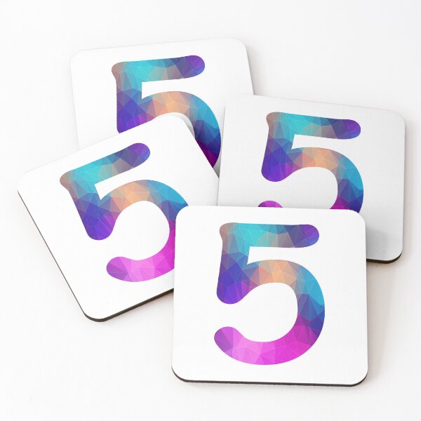 Item preview, Number 5 Colorful Art Funny Five Gift designed and sold by Shariss.