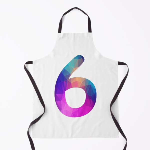 Item preview, Number 6 Colorful Art Funny Six Gift designed and sold by Shariss.
