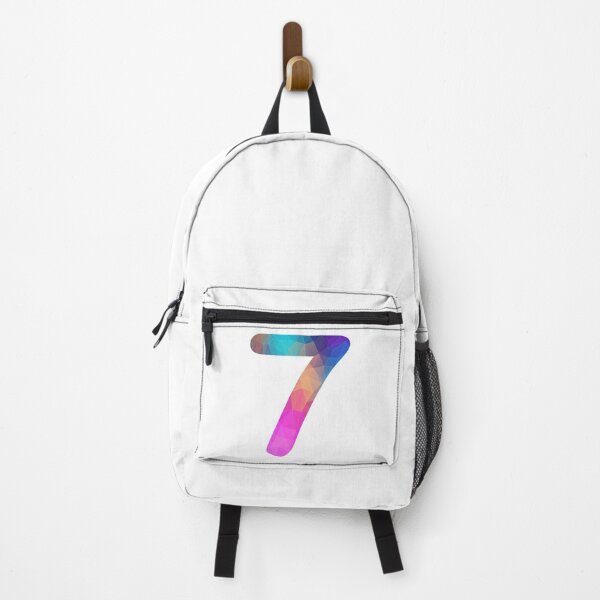 Artikelvorschau, Nummer 7 bunte Kunst lustiges sieben Geschenk entworfen und verkauft von Shariss.