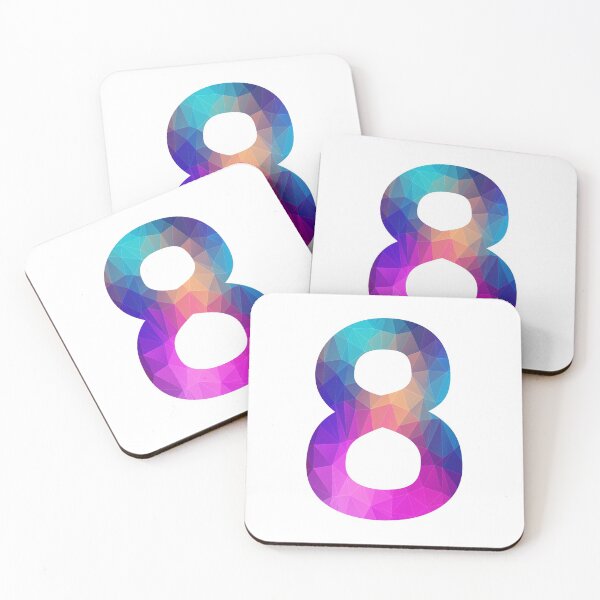Artikelvorschau, Nummer 8 bunte Kunst lustiges acht Geschenk entworfen und verkauft von Shariss.