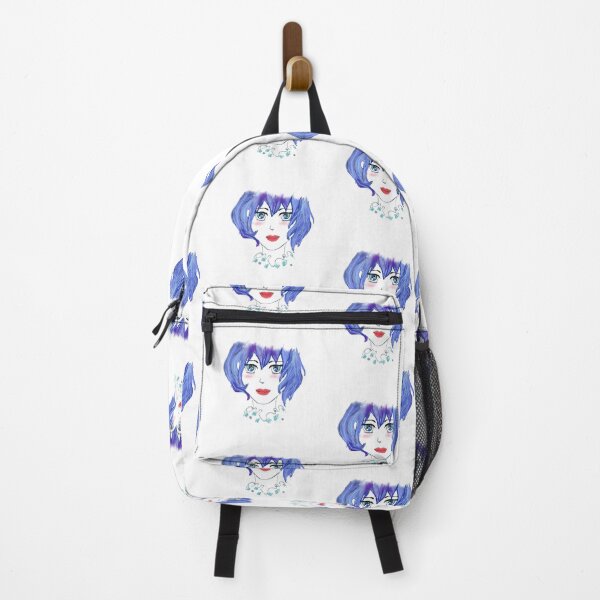 Item preview, Blue Haired Anime Girl designed and sold by Skylafuncute.