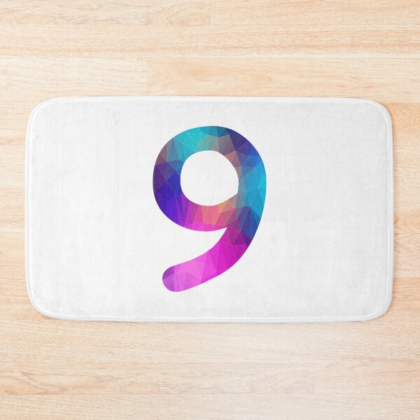 Item preview, Number 9 Colorful Art Funny Nine Gift designed and sold by Shariss.