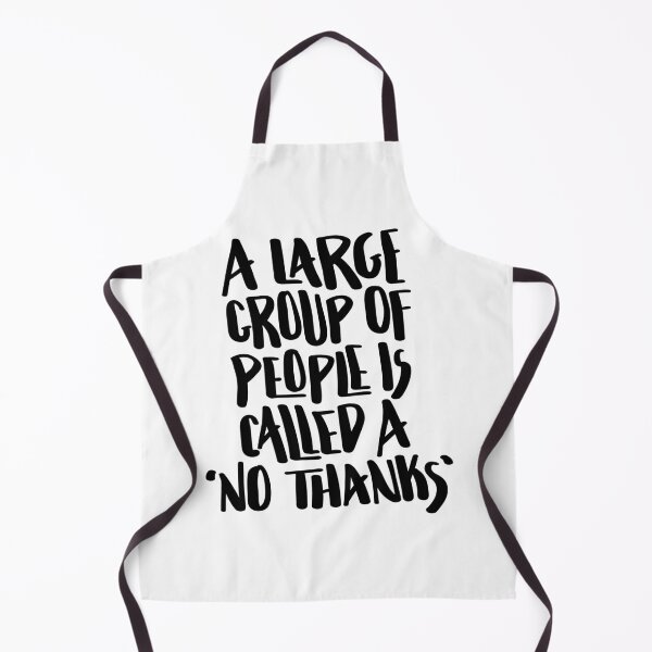 Item preview, Un gran grupo de personas recibe el nombre de 'No, gracias' con letras a mano designed and sold by BexGrimwood.
