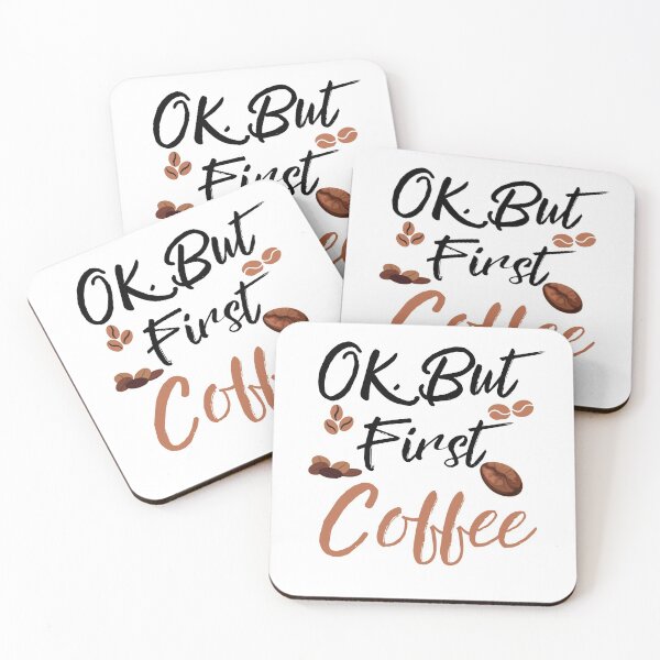 Item preview, Ok But First Coffee : funny coffee designed and sold by Miaberzo.