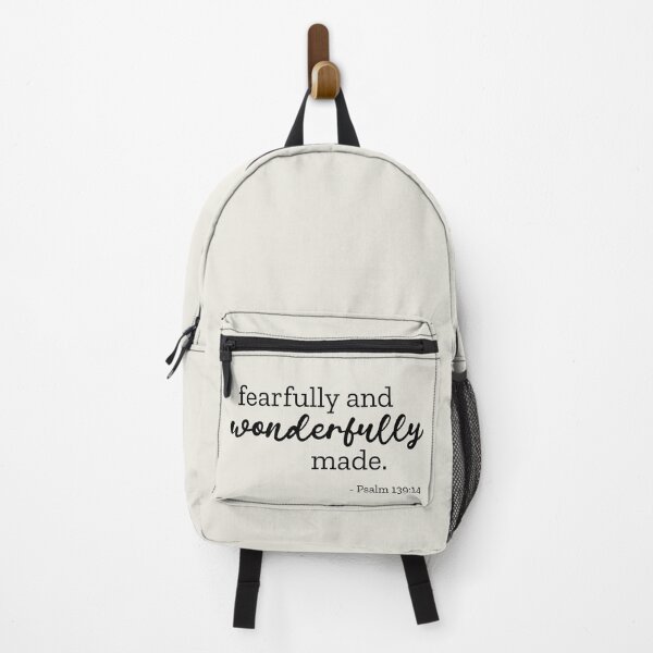 Item preview, Fearfully and Wonderfully Made - Psalm 139 14 - Black designed and sold by amazingjoy.