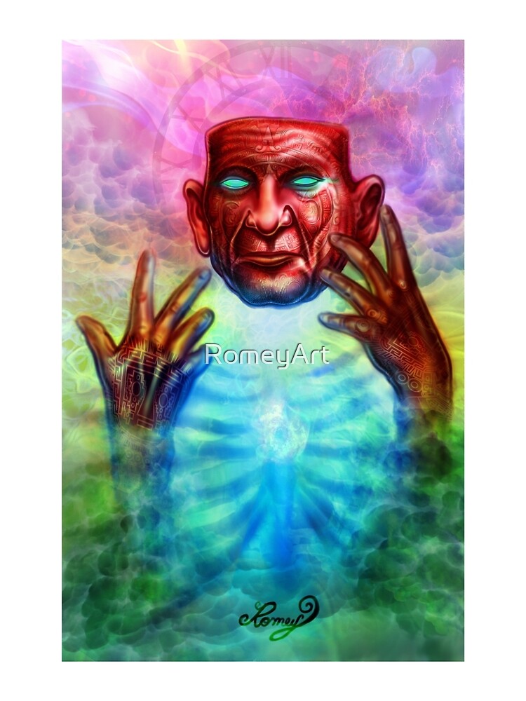 Thumbnail 3 of 3, Scarf, "Prophet" designed and sold by RomeyArt.