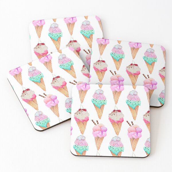 Item preview, Icecream pastel pretty watercolor art, so yummy and fully loaded designed and sold by MagentaRose.
