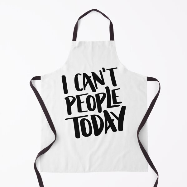 Item preview, I Can't People Today Hand Lettered Quote designed and sold by BexGrimwood.