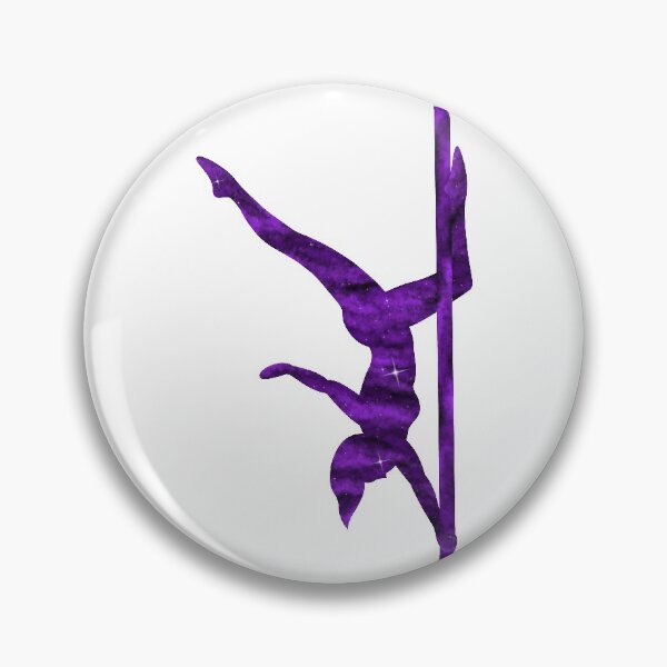 Item preview, Pole Dancer Space Silhouette Butterfly Purple designed and sold by VibrantFlight.