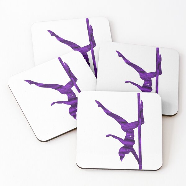 Item preview, Pole Dancer Space Silhouette Butterfly Purple designed and sold by VibrantFlight.