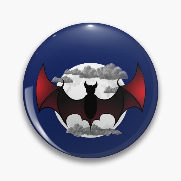 Item preview, Demon Bat with Cloudy Moon designed and sold by EBM-Gear.