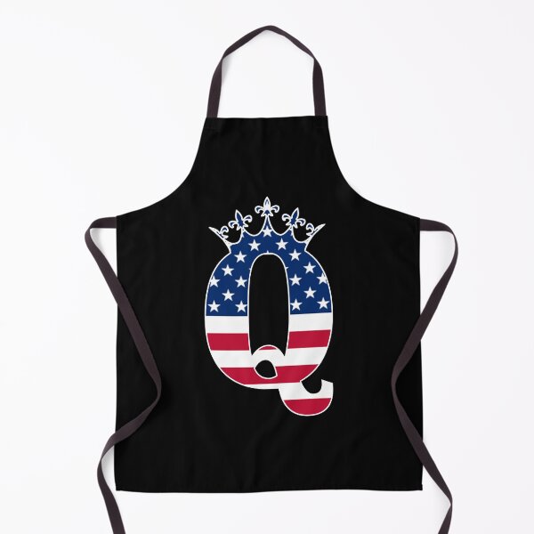 Item preview, Letter Q Capital Alphabet American Flag Queen Q Gift designed and sold by Shariss.