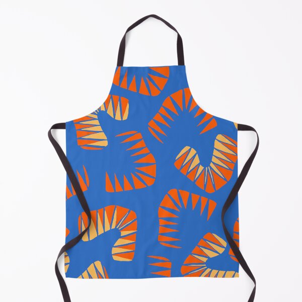 Item preview, Orange Yellow Patterns With Blue Background designed and sold by hewn505.