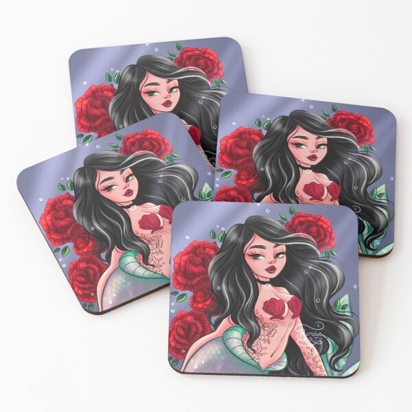 Item preview, Mermaid Sticker | Little Mermaid | Mermaid Gift designed and sold by RosieArtGallery.