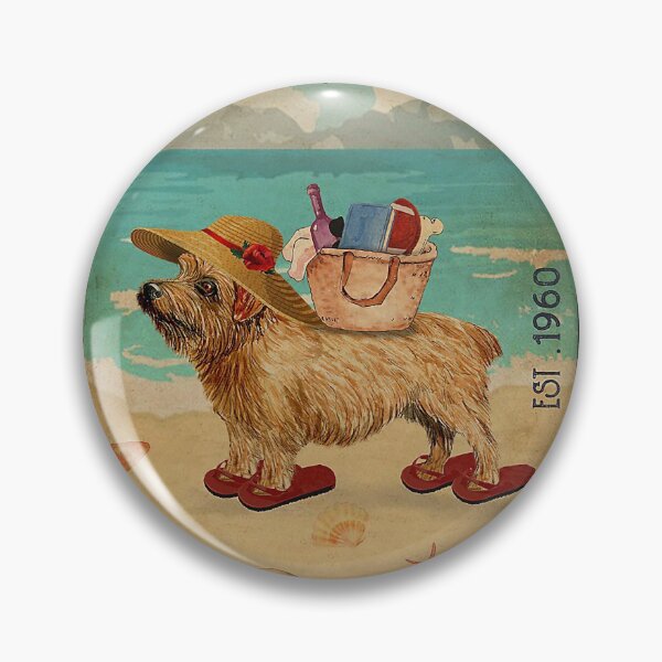 Item preview,  Vintage Norfolk Terrier dog Beach Life Sandy Toes designed and sold by Douglafa.
