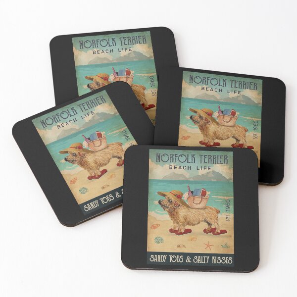 Item preview,  Vintage Norfolk Terrier dog Beach Life Sandy Toes designed and sold by Douglafa.