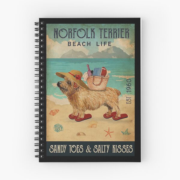 Item preview,  Vintage Norfolk Terrier dog Beach Life Sandy Toes designed and sold by Douglafa.