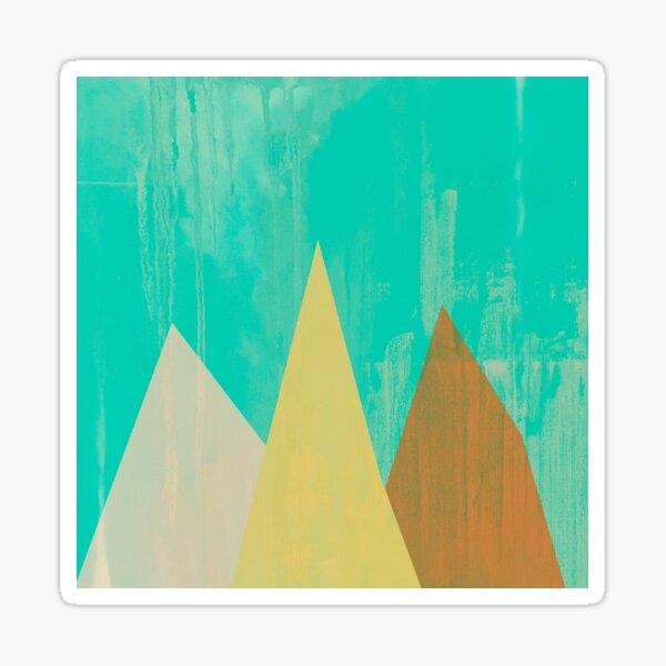 Trois des Sticker