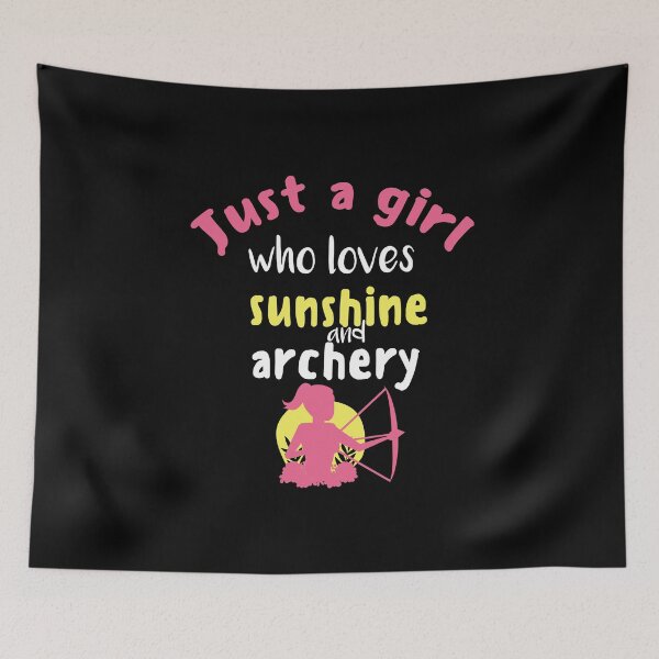 Item preview, Just a Girl Who Loves Sunshine and Archery designed and sold by Tshirty10.