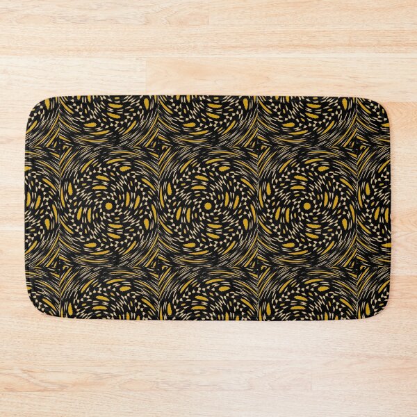 Item preview, Midnight sun- Yellow and black pattern designed and sold by NJGarms.