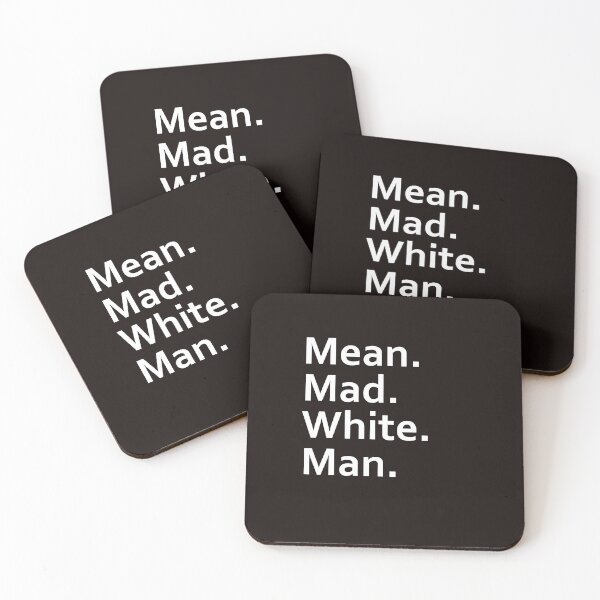 Item preview, Mean Mad White Man Jordan Peterson Debate Quote designed and sold by TrndSttr.