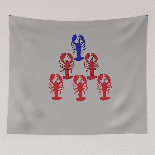 Item preview, Alpha Blue Lobster Hierarchy Jordan Peterson Meme designed and sold by TrndSttr.