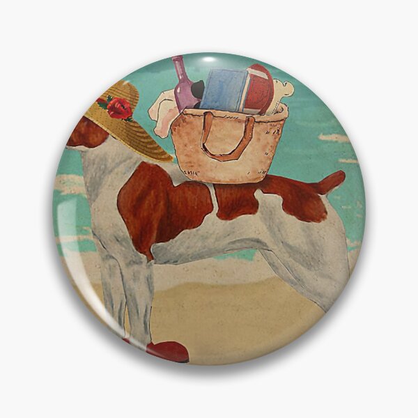 Item preview, Beach Life Sandy Toes Rat Terrier dog retro designed and sold by Douglafa.