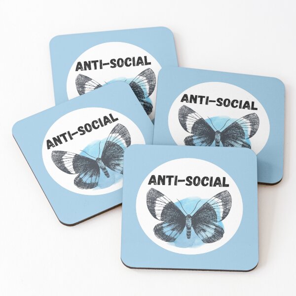 Item preview, Anti Social Butterfly designed and sold by HinsonCreations.