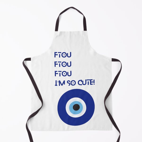 Item preview, Greek Evil Eye Ftou Ftou Ftou I'm so Cute designed and sold by esarantakos.