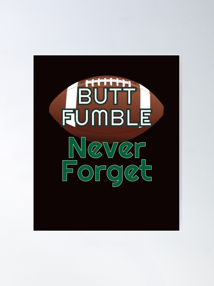 The Butt Fumble - New York Jets Poster Thanksgiving — Iconic Plays