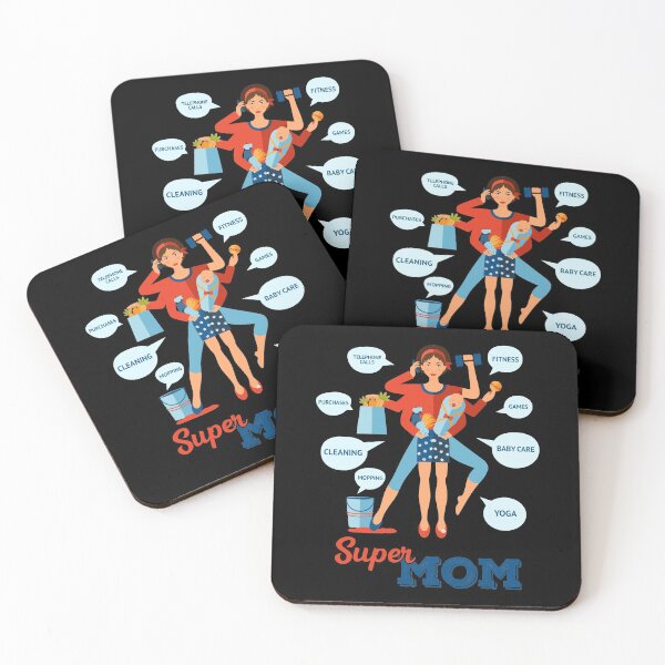 Item preview, Super Mom, Happy Mother's Day designed and sold by ZaydounStark.