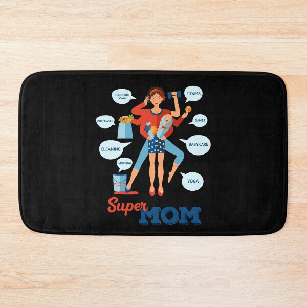 Item preview, Super Mom, Happy Mother's Day designed and sold by ZaydounStark.